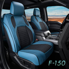 Load image into Gallery viewer, Fit 2015-2024 F150, 2017-2024 F250 F350 Crew Cab Coverado Custom Seat Covers Front and Back Waterproof 5 Seats Faux Leather Full Coverage Seat Protectors