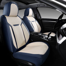 Load image into Gallery viewer, Coverado Luxury Front and Back Car Seat Covers Premium Faux Leather Waterproof Universal Fit