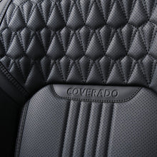 Load image into Gallery viewer, Coverado Luxury Front and Back Car Seat Covers Premium Faux Leather Waterproof Universal Fit