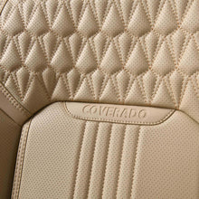 Load image into Gallery viewer, Coverado Luxury Front and Back Car Seat Covers Premium Faux Leather Waterproof Universal Fit