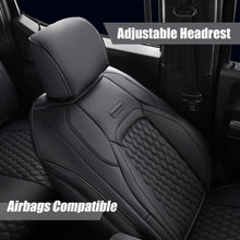 Load image into Gallery viewer, Fit 2015-2024 F150, 2017-2024 F250 F350 Crew Cab Coverado Custom Seat Covers Front and Back Waterproof 5 Seats Faux Leather Full Coverage Seat Protectors