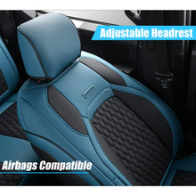 Load image into Gallery viewer, Fit 2015-2024 F150, 2017-2024 F250 F350 Crew Cab Coverado Custom Seat Covers Front and Back Waterproof 5 Seats Faux Leather Full Coverage Seat Protectors