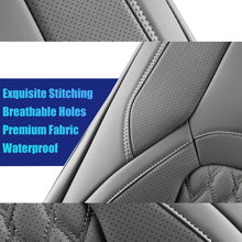 Load image into Gallery viewer, Fit 2015-2024 F150, 2017-2024 F250 F350 Crew Cab Coverado Custom Seat Covers Front and Back Waterproof 5 Seats Faux Leather Full Coverage Seat Protectors