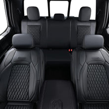 Load image into Gallery viewer, Coverado 2009-2023 Ram 1500, 2010-2024 Ram 2500 3500 Crew Cab Custom Fit Seat Covers Leather Full Coverage Auto Seat Protector with Concave Front, Split Curved Back/ Flat Back Seats