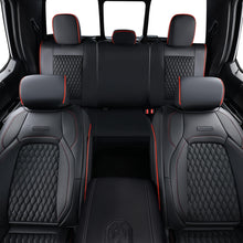 Load image into Gallery viewer, Coverado 2009-2023 Ram 1500, 2010-2024 Ram 2500 3500 Crew Cab Custom Fit Seat Covers Leather Full Coverage Auto Seat Protector with Concave Front, Split Curved Back/ Flat Back Seats