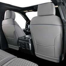 Load image into Gallery viewer, Coverado 2009-2023 Ram 1500, 2010-2024 Ram 2500 3500 Crew Cab Custom Fit Seat Covers Leather Full Coverage Auto Seat Protector with Concave Front, Split Curved Back/ Flat Back Seats
