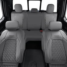 Load image into Gallery viewer, Coverado 2009-2023 Ram 1500, 2010-2024 Ram 2500 3500 Crew Cab Custom Fit Seat Covers Leather Full Coverage Auto Seat Protector with Concave Front, Split Curved Back/ Flat Back Seats