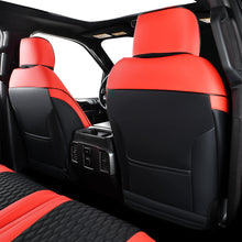 Load image into Gallery viewer, Coverado 2009-2023 Ram 1500, 2010-2024 Ram 2500 3500 Crew Cab Custom Fit Seat Covers Leather Full Coverage Auto Seat Protector with Concave Front, Split Curved Back/ Flat Back Seats