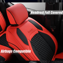 Load image into Gallery viewer, Coverado 2009-2023 Ram 1500, 2010-2024 Ram 2500 3500 Crew Cab Custom Fit Seat Covers Leather Full Coverage Auto Seat Protector with Concave Front, Split Curved Back/ Flat Back Seats