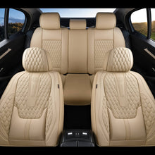 Load image into Gallery viewer, Coverado Front and Rear Car Seat Covers Universal Fit Premium Leather Water Resistant Driver Passenger Auto Seat Protectors Interior Covers
