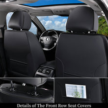 Load image into Gallery viewer, Coverado 5 Seats Full Set Car Seat Covers Fabric & Leather Front and Back Auto Seat Protectors Universal Fit