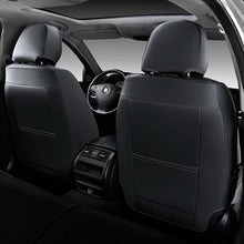 Load image into Gallery viewer, Coverado Front and Back Seat Covers Premium Leather Classic Contrast Color Water Resistant Auto Seat Protectors Universal Fit