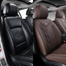 Load image into Gallery viewer, Coverado Quality Leatherette Front and Back Car Seat Covers Universal Fit Seat Protectors