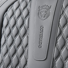 Load image into Gallery viewer, Coverado Front and Rear Car Seat Covers Universal Fit Premium Leather Water Resistant Driver Passenger Auto Seat Protectors Interior Covers