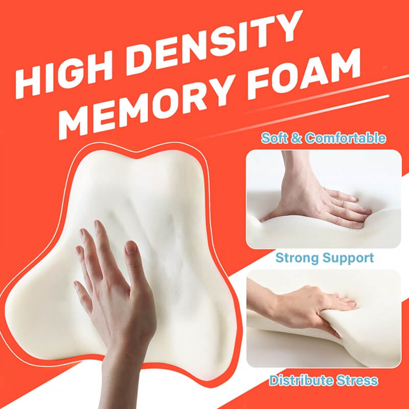 50% OFF🔥🔥 Coverado Foam Seat Cushion / Lumbar Support Pillow for Car, Office Chair, Sofa