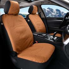 Load image into Gallery viewer, Coverado Canvas Front Rear Car Seat Covers Universal Fit Auto Seat Protectors for Kids & Dogs