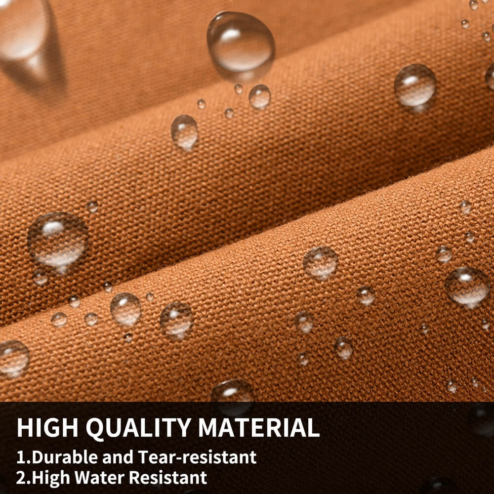 Coverado Back Bench Canvas Seat Covers for Cars Trucks SUV Auto Rear Seat Protectors for Kids & Dogs Universal Fit