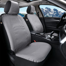 Load image into Gallery viewer, Coverado Canvas Front Rear Car Seat Covers Universal Fit Auto Seat Protectors for Kids & Dogs