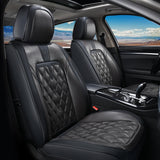 Coverado Front Auto Seat Covers 2-Seat Stylish Premium Leather Water Resistant Car Seat Cover Protectors Universal Fit SUV Trucks