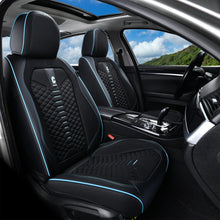 Load image into Gallery viewer, Coverado 5 Seats Full Set Car Seat Covers Fabric & Leather Front and Back Auto Seat Protectors Universal Fit