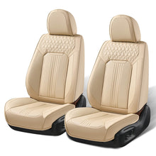 Load image into Gallery viewer, Coverado Front Car Seat Covers Set 2 Seats Driver and Passenger Comfortable Leatherette Water Resistant Universal Fit Auto Seat Protectors