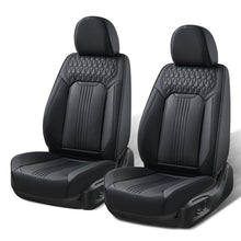 Load image into Gallery viewer, Coverado Front Car Seat Covers Set 2 Seats Driver and Passenger Comfortable Leatherette Water Resistant Universal Fit Auto Seat Protectors