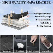 Load image into Gallery viewer, 2 Seats Coverado Front Driver and Passenger Car Seat Covers Premium Leather Auto Seat Protectors Water Resistant Universal Fit