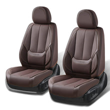 Load image into Gallery viewer, 2 Seats Coverado Front Driver and Passenger Car Seat Covers Premium Leather Auto Seat Protectors Water Resistant Universal Fit
