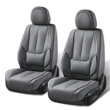 Load image into Gallery viewer, 2 Seats Coverado Front Driver and Passenger Car Seat Covers Premium Leather Auto Seat Protectors Water Resistant Universal Fit