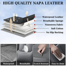 Load image into Gallery viewer, 2 Seats Coverado Front Driver and Passenger Car Seat Covers Premium Leather Auto Seat Protectors Water Resistant Universal Fit