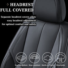 Load image into Gallery viewer, 2 Seats Coverado Front Driver and Passenger Car Seat Covers Premium Leather Auto Seat Protectors Water Resistant Universal Fit