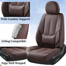 Load image into Gallery viewer, 2 Seats Coverado Front Driver and Passenger Car Seat Covers Premium Leather Auto Seat Protectors Water Resistant Universal Fit