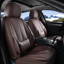 Load image into Gallery viewer, 5 Seats Coverado Car Seat Covers for Cars Front and Rear Full Set with Lumbar Support Premium Leather Waterproof Auto Seat ProtectorsUniversal Fit