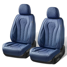 Load image into Gallery viewer, 2 Seats Coverado Front Driver Passenger Premium Leather Front Car Seat Covers Water Resistant Luxury Auto Seat Protectors Universal Fit