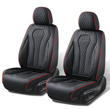 Load image into Gallery viewer, 2 Seats Coverado Front Driver Passenger Premium Leather Front Car Seat Covers Water Resistant Luxury Auto Seat Protectors Universal Fit