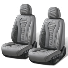 Load image into Gallery viewer, 2 Seats Coverado Front Driver Passenger Premium Leather Front Car Seat Covers Water Resistant Luxury Auto Seat Protectors Universal Fit