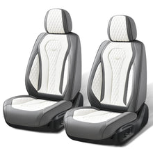 Load image into Gallery viewer, 2 Seats Coverado Front Driver Passenger Premium Leather Front Car Seat Covers Water Resistant Luxury Auto Seat Protectors Universal Fit