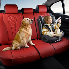 Load image into Gallery viewer, Coverado SCU018 Rear Seat Covers Car Back Seat Covers Waterproof Premium Leather Auto Seat Protector Universal Fit