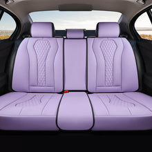 Load image into Gallery viewer, Coverado SCU018 Rear Seat Covers Car Back Seat Covers Waterproof Premium Leather Auto Seat Protector Universal Fit