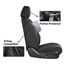 Load image into Gallery viewer, 5 Seats Coverado Car Leather Seat Covers Fashion Front and Rear Leatherette Full Set Water Resistant Universal Fit