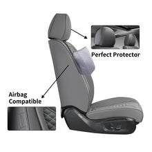Load image into Gallery viewer, 5 Seats Coverado Car Leather Seat Covers Fashion Front and Rear Leatherette Full Set Water Resistant Universal Fit