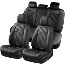 Load image into Gallery viewer, Coverado Leather Front and Back Seat Covers Fashion Water Resistant Auto Seat Protectors Universal Fit
