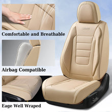 Load image into Gallery viewer, 5 Seats Coverado Car Seat Covers Full Set Premium Leather Front Rear Auto Seat Protectors Universal Fit