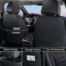 Load image into Gallery viewer, 5 Seats Coverado Car Seat Covers Full Set Premium Leather Front Rear Auto Seat Protectors Universal Fit