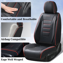 Load image into Gallery viewer, 5 Seats Coverado Car Seat Covers Full Set Premium Leather Front Rear Auto Seat Protectors Universal Fit