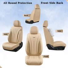 Load image into Gallery viewer, Coverado 5 Seats Full Set Car Seat Covers Front and Back Quality Leather Auto Seat Protectors Universal Fit