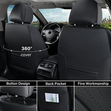 Load image into Gallery viewer, Coverado 5 Seats Full Set Car Seat Covers Front and Back Quality Leather Auto Seat Protectors Universal Fit