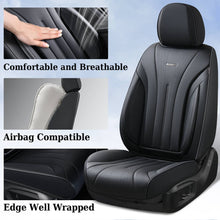 Load image into Gallery viewer, Coverado 5 Seats Full Set Car Seat Covers Front and Back Quality Leather Auto Seat Protectors Universal Fit