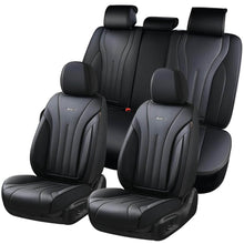 Load image into Gallery viewer, Coverado 5 Seats Full Set Car Seat Covers Front and Back Quality Leather Auto Seat Protectors Universal Fit