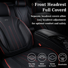Load image into Gallery viewer, Coverado 5 Seats Full Set Car Seat Covers Front and Back Quality Leather Auto Seat Protectors Universal Fit